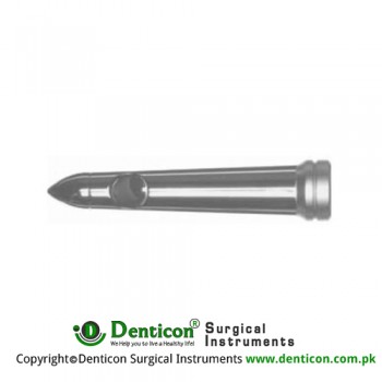 Blond Proctoscope Tube Circular Fenestration Stainless Steel, Diameter - Working Length 18:24 mm Ø - 75 mm